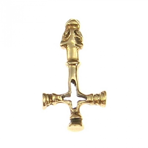 MEGALITH Bronzeanhnger Islndisches Wolfskreuz