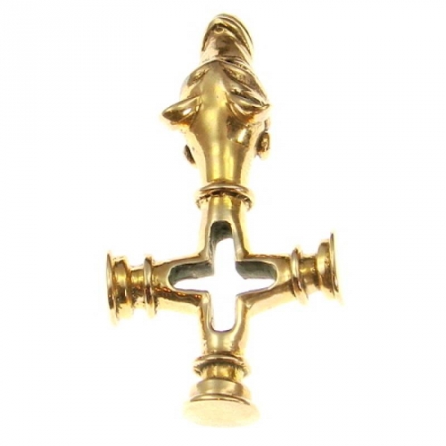 MEGALITH Bronzeanh�nger Isl�ndisches Wolfskreuz