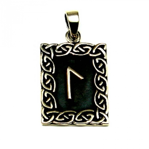 MEGALITH Bronzeanhnger Laguz