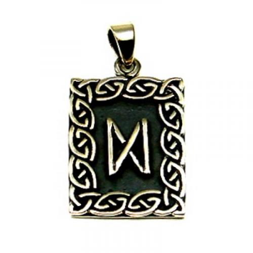 MEGALITH Bronzeanhnger Dagaz