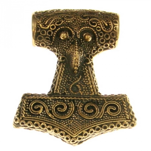 MEGALITH Bronzeanhnger Thorshammer gro