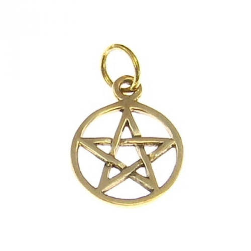 MEGALITH Bronzeanhnger Pentagramm