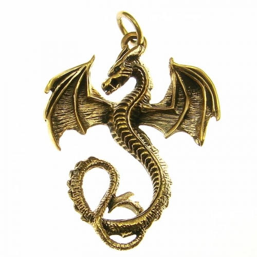 MEGALITH Bronzeanhnger Drache