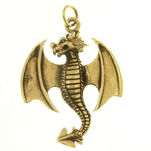 MEGALITH Bronzeanhnger Drache