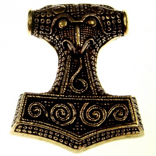 MEGALITH Bronzeanhnger Thorshammer gro