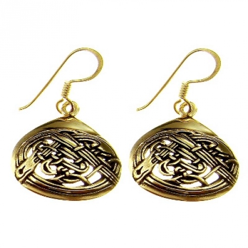 MEGALITH Bronze-Ohrh�nger Tiermotiv