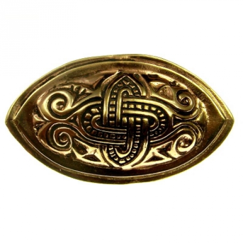 MEGALITH Bronze-Brosche Knoten