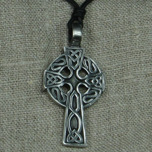 MEGALITH Zinnanh�nger keltisches Kreuz