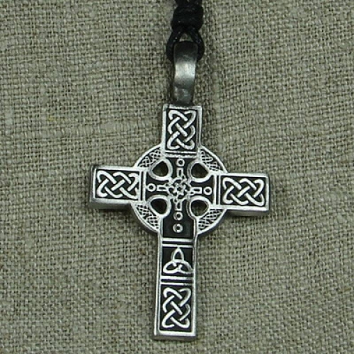 MEGALITH Zinnanh�nger keltisches Kreuz