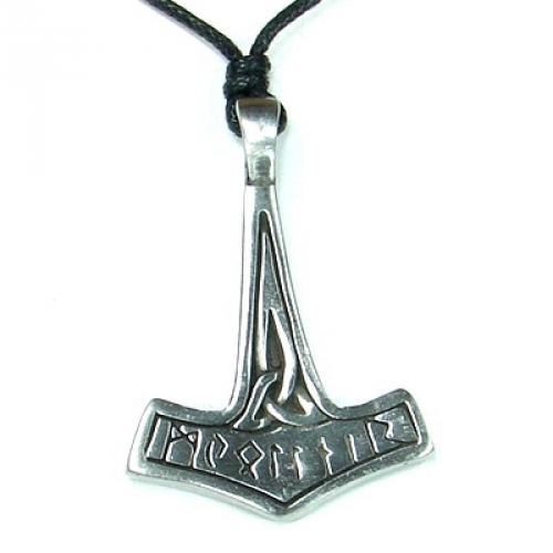 MEGALITH Thorshammer mit Runeninschrift 'Mj�lnir'