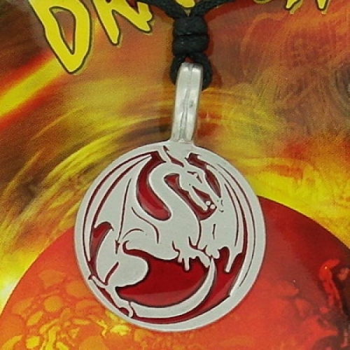 MEGALITH Zinnanh�nger Drache - Farbe: silber