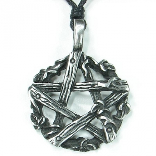 MEGALITH Zinnanh�nger Pentagramm