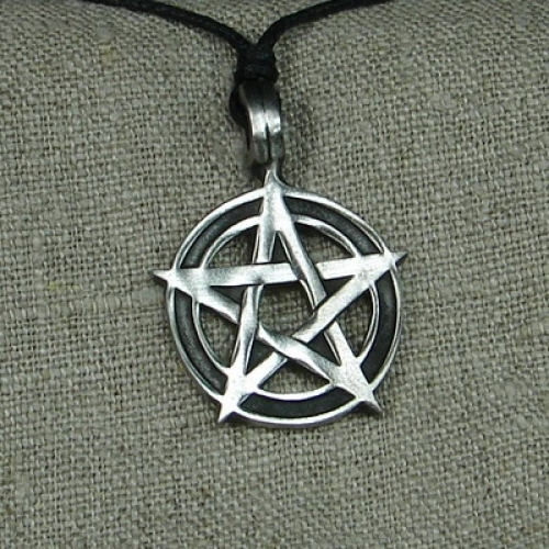 MEGALITH Zinnanh�nger Pentagramm