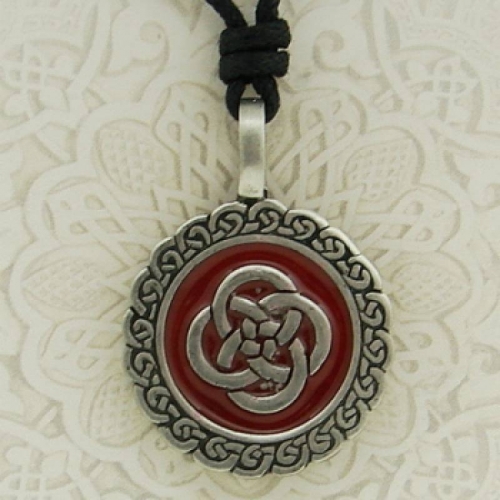 MEGALITH Zinnanhnger keltisch - Farbe: schwarz
