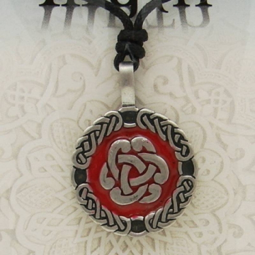 MEGALITH Zinnanhnger keltisch - Farbe: schwarz
