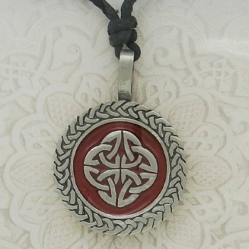 MEGALITH Zinnanhnger keltisch - Farbe: schwarz