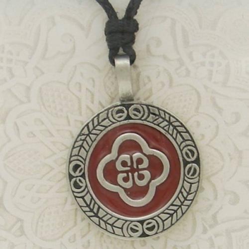 MEGALITH Zinnanhnger keltisch - Farbe: schwarz