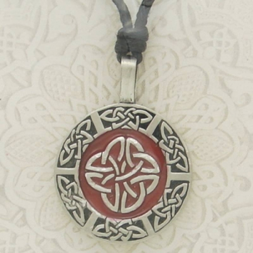 MEGALITH Zinnanhnger keltisch - Farbe: schwarz