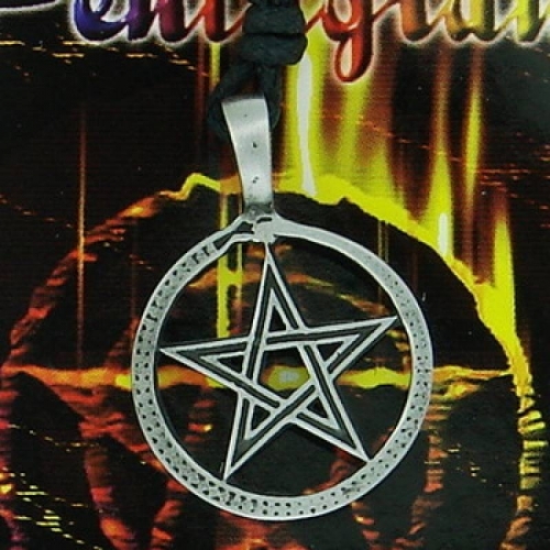 MEGALITH Zinnanhnger Pentagramm