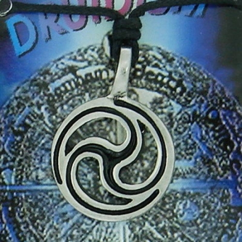 MEGALITH Zinnanhnger Triskele - Farbe: schwarz