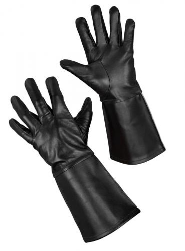 SUPREME REPLICAS Schwarze Handschuhe mit rmelstulpen - Gre: L