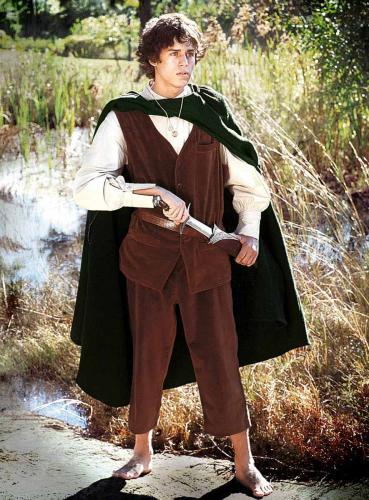 SUPREME REPLICAS Braune Hose mit Hosentrgern - Gre: S/M