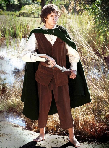 SUPREME REPLICAS Braune Hose mit Hosentrgern - Gre: L/XL