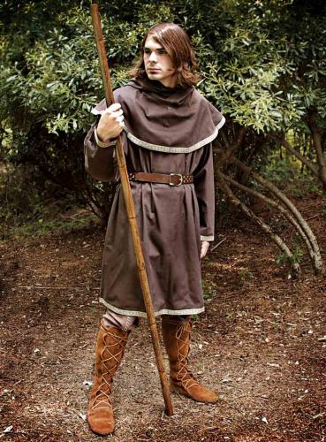 SUPREME REPLICAS Langrmelige Tunika, braun - Gre: M