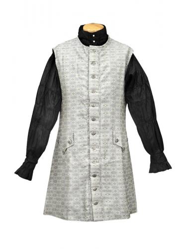 SUPREME REPLICAS Lange Weste in silber - Gre: XL