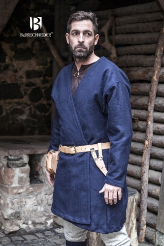 BURGSCHNEIDER Klappenrock Loki Blau - Gre: M
