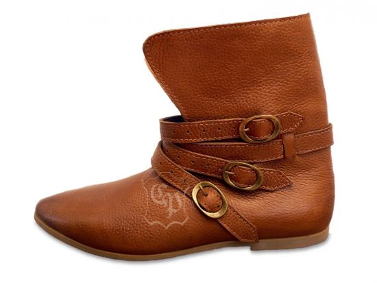 CP-SCHUHE Sp�tmittelalter Halbstiefel Wentzel II - Schuhgr��e: 37