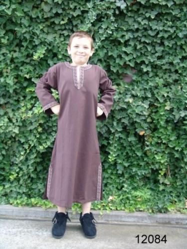 LEONARDO CARBONE Langarmtunika f�r Kinder - Gr��e: 6-9 Jahre - Farbe: dunkelbraun
