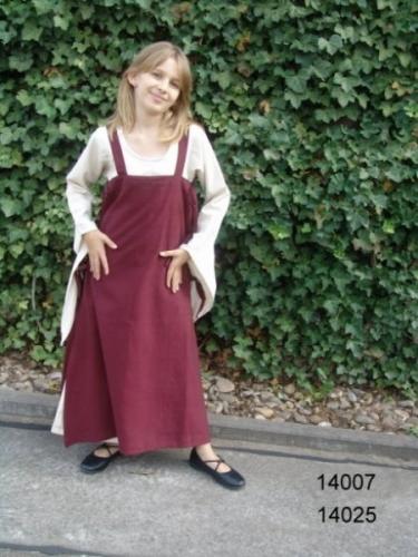 B�RES Mittelalterliches �berkleid f�r M�dchen - Farbe: gr�n - Gr��e: 3-6 Jahre