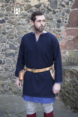 BURGSCHNEIDER Wolltunika Lodin Blau - Gre: XXXL