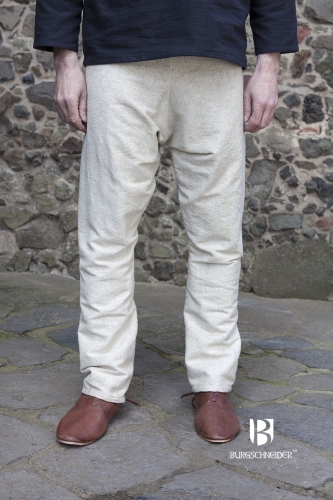 BURGSCHNEIDER Mittelalterhose Ragnar Natur - Gre: XL