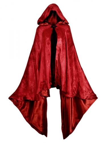 SUPREME REPLICAS Bordeauxfarbener Reiterumhang - Gre: Einheitsgre