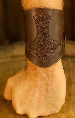 PERA PERIS Armsch�tzer mittel mit Pr�gung Thor - Farbe: schwarz