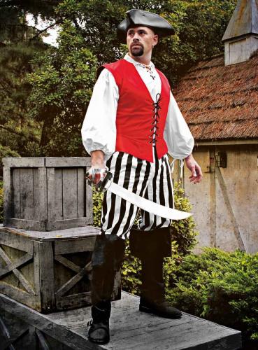 SUPREME REPLICAS Weite Seemannshose gestreift - Gre: XXL