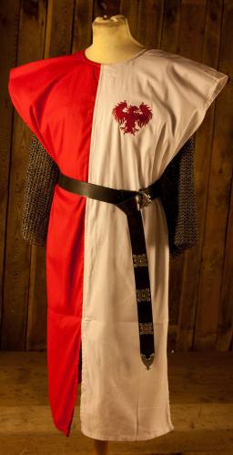 IMEX-MODEN Wappenrock mit Stickerei Adler - Gre: Einheitsgre - Farbe: rot/wei