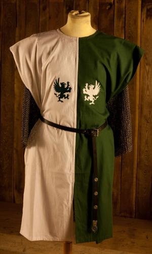 IMEX-MODEN Wappenrock mit Stickerei Greifen - Gre: Einheitsgre - Farbe: grn/wei