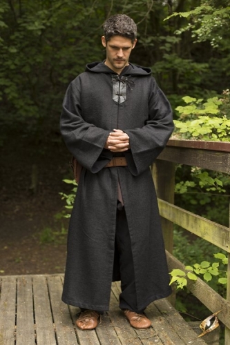 EPIC ARMOURY Robe Benedict schwarz - Gre: XS/S