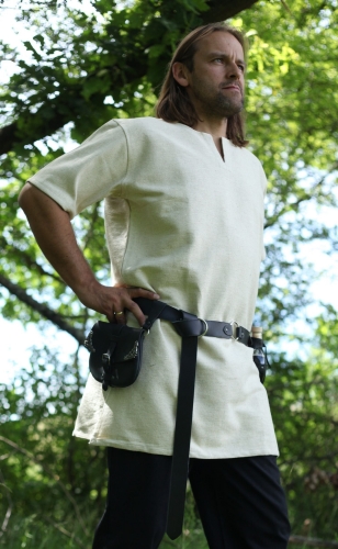 BURGSCHNEIDER Kurzarmtunika Aegir Hanf - Gr��e: XXL