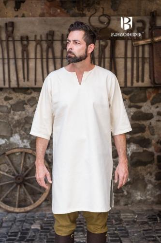 BURGSCHNEIDER Dreiviertelarm-Untertunika Lofar Natur - Gre: L