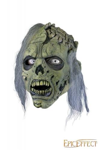 EPIC ARMOURY Zombie-Maske mit Hirn, gr�n