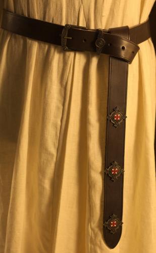 PERA PERIS Langgrtel Tempelritter braun 4cm