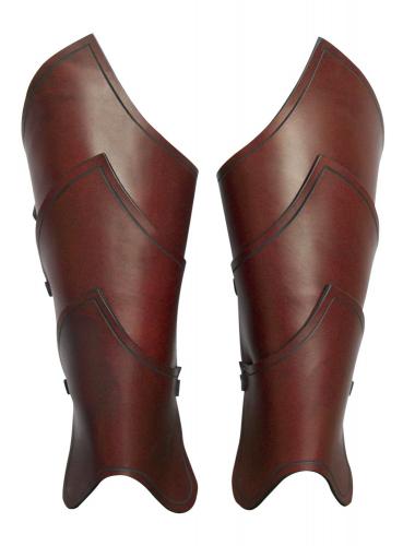 MASKWORLD Beinschienen braun