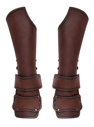MASKWORLD Armschienen mit Handschutz braun
