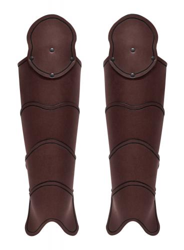 MASKWORLD Beinschienen braun