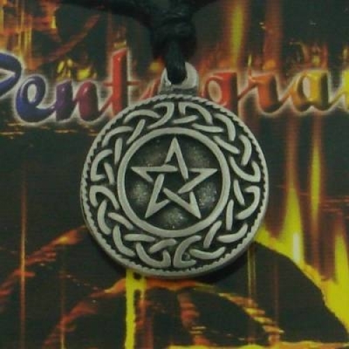 MEGALITH Zinnanhnger keltisches Pentagramm
