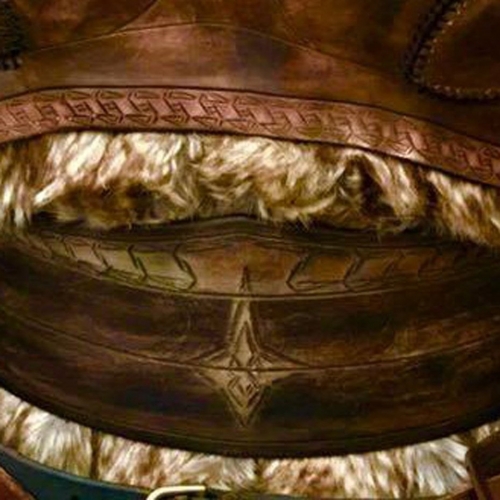 BLACK RAVEN ARMOURY LARP Lederg�rtel Schildmaid - Gr��e: S - Farbe: saddle tan